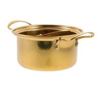 SMASOLO Pentola Piccola in Acciaio per Hotpot Resistente e Versatile per Zuppe Ramen e Latte Design Compatto per Cucina Sicura e Conduzione Termica