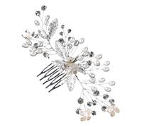 SMASOLO Pettine Sposa Cristallo con Accessorio Cerimonia e per Acconciature Nozze e Damigelle Completa Ogni Stile Sposa