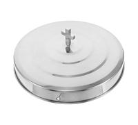 SMASOLO Piatto per Comunione Acciaio Inossidabile Resistente Portatile e Vassoio Religioso per Pane Design per e Cerimonie Piccola