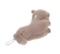 SMASOLO Portachiavi Alpaca in Peluche Soffice Piccolo Pendente Decorativo per Zaini e Borse Accessorio Carino e Soffice per Ragazzi e Ragazze Marrone
