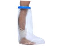 SMASOLO Protezione per Piede Copri Riutilizzabile in Vinile Resistente per Doccia e Bagno Protezione Stagna per Ferite e Bendaggi Adulto Adatto Entrambe le Gambe