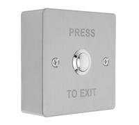 SMASOLO Pulsante di Uscita per Porte in Acciaio Inossidabile con Base in Metallo Interruttore Controllo Accessi per Uso Commerciale e Domestico Pulsante di Apertura Porta Resistente