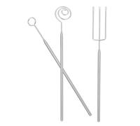 SMASOLO Set 3 Forchette da Fonduta in Acciaio Resistenti Manico Ergonomico Utensili per Immersione Cioccolato e Decorazione Dolci Strumenti per Preparazione Praline e Dessert