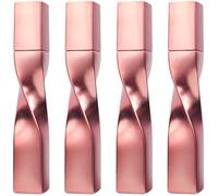 SMASOLO Set 4 Pezzi Tubetti Mascara Vuoti 15ml Rosa Gold Applicatore per Eyeliner e Pennello per Ciglia, Flaconi Ricaricabili per Trucco Occhi e Conservazione Olio di Ricino, Accessori