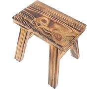 SMASOLO Sgabello in Legno Massello per Ragazzi e Ragazze Design Basso per Cambiare Scarpe e Lavarsi le Mani