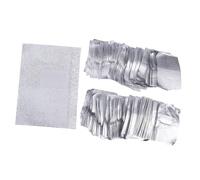 SMASOLO Solvente Per Smalto Manicure in Stagnola 500 Pezzi 5 Confezioni Dischetti in Alluminio Usa e Getta Per Pulizia Gel Unghie Uso Domestico e Salone