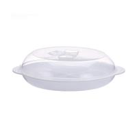 SMASOLO Stampo Cuoricini per Microonde in Bianco Cuoci Uova Vapore in Forma Cuore Utensile da Cucina Leggero e Portatile per Famiglia e Viaggi