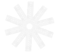 SMASOLO Strumenti Per Extension Per Chioma 10 Protezioni Termiche Multiforo Da 14 Cm, Scudo Protettivo in Pvc Per Incollaggio Sicuro Di Extension, Kit Professionale Per Saloni e Parrucchieri