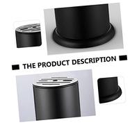 SMASOLO Supporto per Acciaio Inossidabile con Slot Portacoltelli e Drenante Utensili Casalingo Nero Opaco Organizer per Resistente e Facile da