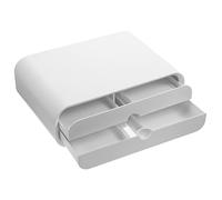 SMASOLO Supporto per Monitor con Cassetto Scorrevole Alzata Scrivania Antiscivolo per Computer Desktop Organizer Salvaspazio per Soluzione Ergonomica per Postazione Lavoro