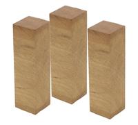 SMASOLO Tasselli di Legno Grezzo 3 Pezzi 7x2x2 Cm per Restauro Mobili Antichi Blocchi di Legno da Intaglio per Lavori Artigianali e Progetti di Falegnameria per Creazione Perline