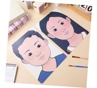 SMASOLO Tavole Riutilizzabili per Pratica Face Paint Stencil Volti e in Plastica Tavole per Esercitazioni Trucco e Body Painting per e Principianti