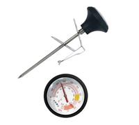 SMASOLO Termometro Multipurpose con Clip e Manicotto Silicone per Bbq Cucina e Bevande Temperatura per Carne Latte e Alimenti Facile da Trasportare e Utilizzare