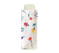 SMATI mini Ombrello piccolo(pieghevole) ultra leggero; misura piccola da borsetta - Antivento migliorate (Fiore)