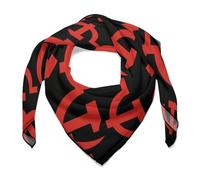 SMAZDFXX Bandane originali da donna con bandiera del Partito Comunista del Vietnam, foulard quadrati leggeri, versatili sciarpe in raso per il collo e per i capelli