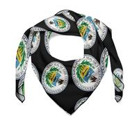 SMAZDFXX Bandane originali da donna con bandiera della Pennsylvania, foulard quadrati leggeri, versatili sciarpe in raso per il collo e per i capelli