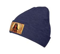 SMAZDFXX Berretto con Stampa Old Egyptian Timeless Grace Blu Navy, per Donna e Uomo, Berretto Lavorato a Maglia