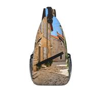 SMAZDFXX Borsa a tracolla con stampa toscana italiana, resistente e comoda per i viaggi e l'uso quotidiano.