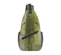 SMAZDFXX Borsa a tracolla diagonale con motivo a coniglietti blu e bianchi sfumati, da viaggio, da trekking, per uomo e donna