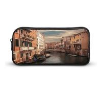 SMAZDFXX borsa portaoggetti ad alta capacità con vista sul canale di Venezia, organizer da scrivania