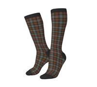 SMAZDFXX Calzini lunghi casual Murray of Atholl, calze alte al ginocchio sportive in tartan invecchiato, per uomo e donna, confezione da 1