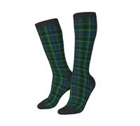 SMAZDFXX Calzini lunghi casual Stewart Hunting Modern Tartan Athletic Calze alte al ginocchio per uomo e donna, confezione da 1