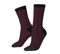 SMAZDFXX Calzini unisex da uomo e da donna Clan Lindsay Tartan, tessuto ad asciugatura rapida per abbigliamento casual, palestra e ufficio