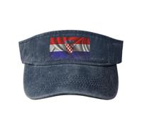 SMAZDFXX Cappelli con Visiera Parasole in Seta Stile Bandiera della Croazia per Donne e Uomini, Cappelli da Sole Sportivi, Cappelli da Golf, Cappellino da Baseball