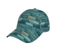 SMAZDFXX Cappellino da Baseball da Donna e Uomo, Comodo, retrò, con Stampa di Assi di Legno Verde, Regolabile, per Cappello da Baseball, Cappello Sportivo da papà