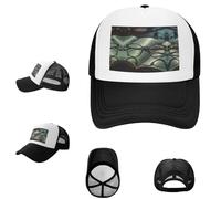 SMAZDFXX Cappello da Camionista in Rete, Berretto da Baseball Regolabile, Cappello da papà da Golf, Un Paio di Occhiali, Cappelli da Sole per Uomo e Donna