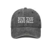 SMAZDFXX Cappello Run The Dang Ball da Donna con Design, Colore Nero