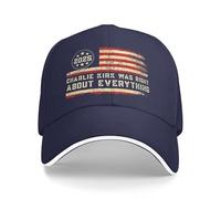 SMAZDFXX Charlie Kirk aveva Ragione su Tutto Cappellino da Baseball Regolabile Unisex Nero