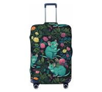 SMAZDFXX Coprivaligia ad alta elasticità con stampa di topi e fiori, universale e antigraffio, per uomo e donna.