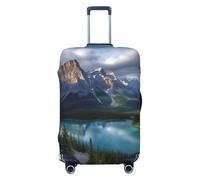 SMAZDFXX Coprivaligia da viaggio Banff National Park, antigraffio lavabile, approvato TSA, coprivaligia adatto per bagagli