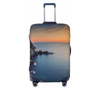 SMAZDFXX Coprivaligia da viaggio Italia Mare al Tramonto antigraffio Lavabile Coprivaligia Adatto ai Bagagli