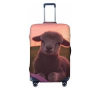 SMAZDFXX Custodia protettiva per valigia ad alta elasticità stampata con motivo Agnelli che dormono nei campi, custodia universale antigraffio per valigia da viaggio per uomo e donna.