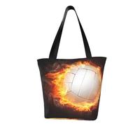 SMAZDFXX Design 2 Borsa a tracolla da pallavolo, borsa da donna, borsa per la spesa grande, singola, per il tempo libero, 13 pollici