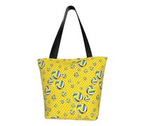 SMAZDFXX Design 2 Borsa a tracolla da pallavolo, borsa da donna, borsa per la spesa grande, singola, per il tempo libero, 13 pollici