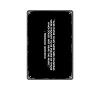 SMAZDFXX e coloro che venivano visti ballare erano considerati pazzi da coloro che potevano sentire la musica. - Friedrich Nietzsche Vintage Metal Sign Home Man Cave Art Poster 8x12 pollici