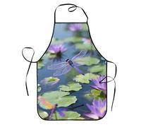 SMAZDFXX Grembiule da giardinaggio con libellula, protezione con 2 tasche per cucina, cottura, barbecue o cottura al forno divertente