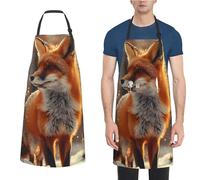 SMAZDFXX Grembiuli per cucinare, grembiule da chef con tasche, grembiule Love Flamingo, bavaglini da cucina per pasticceria e giardinaggio