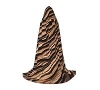 SMAZDFXX illustrazione di un mantello con cappuccio effetto legno per costume da cosplay, mascherata, carnevale, palcoscenico, festa, Comic Con