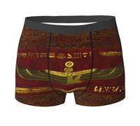 SMAZDFXX Intimo da Uomo con geroglifici Dorati degli antichi dei egizi - Boxer Elastici per Ragazzi
