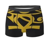 SMAZDFXX Intimo da Uomo con geroglifici Dorati degli antichi dei egizi - Boxer Elastici per Ragazzi