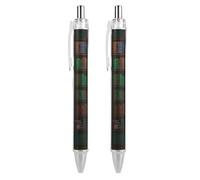 SMAZDFXX Libreria e libri vintage colorati Penna a sfera retrattile con punta da 0,5 mm, inchiostro nero, scrittura 2 pezzi