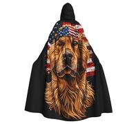 SMAZDFXX Mantello con cappuccio da veterano della seconda guerra mondiale, per donne, uomini e adulti, a lunghezza intera, per costumi cosplay di Halloween