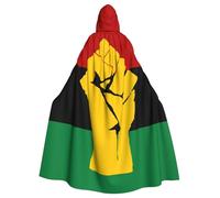 SMAZDFXX Mantello con cappuccio da veterano della seconda guerra mondiale, per donne, uomini e adulti, a lunghezza intera, per costumi cosplay di Halloween