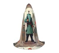 SMAZDFXX Mantello con cappuccio Il coraggio del martire, costume per cosplay, mascherate, carnevale, palcoscenico, festa, Comic Con