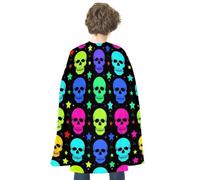 SMAZDFXX Mantello medievale per uomo e donna, reversibile, costume di Halloween, mantello, moda, costumi cosplay