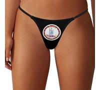 SMAZDFXX Perizoma e Perizoma Senza Cuciture da Donna con Bandiera dello Stato della Virginia, Mutandine Sexy con Schiena a T, Biancheria Intima Traspirante a Vita Bassa
